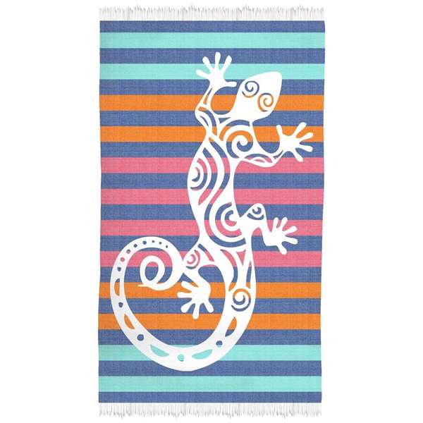 Secaneta Fouta Rizo Tropi - Serviette de bain en éponge 95 x 160 cm, modèle assorti aléatoire