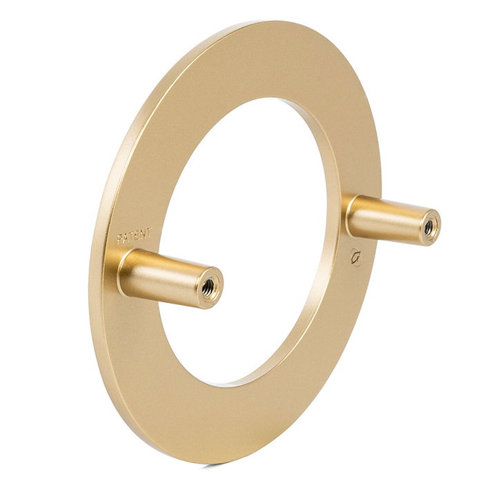 GIUSTI Tirador Zamak Modelo Marita Ø52 Or Satiné 2 Trous