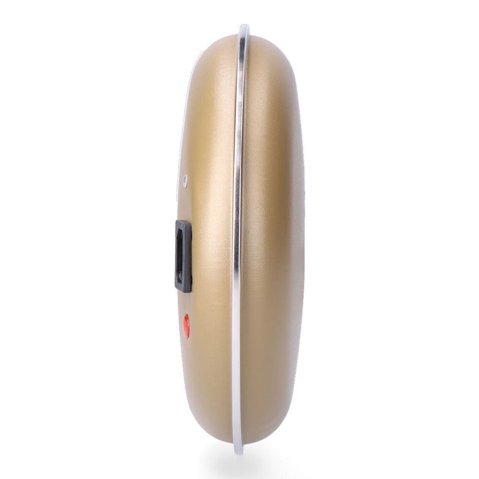 Edm Termocalentador - 500 W - Ø 20 x 5 cm - Autonomie de 2-3 heures - Charge de 4 min - Couleur or vieux - Avec housse lavable