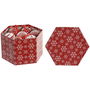 Boules de Noël Home ESPRIT Blanc Rouge PVC (14 Pièces)