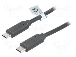 LOGILINK Câble USB 3.2 Gen 2 USB-C vers USB-C 1m