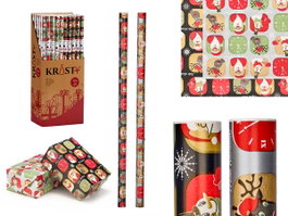 Krist+ Rouleau Papier Cadeau 70x200 cm motif Noël Enfant Surtis (Set de 50)