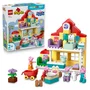 LEGO DUPLO 10467 Maison de Peppa Pig - Jeu de construction éducatif pour enfants de 2 ans et plus - Set La Maison Familiale avec figurine Evie Pig