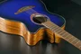 LAG Guitare Acoustique Électro-acoustique Dreadnought Cutaway - Édition Limitée Blue Burst
