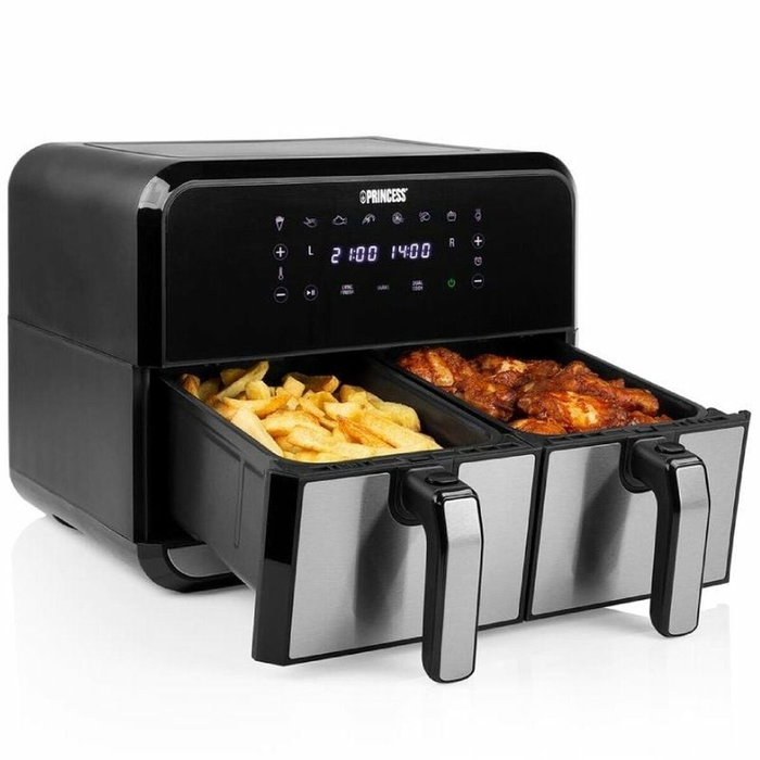 Friteuse à Air Princess 182074 2400 W Noir 8 L Friteuse à Air Princess 182074 2400 W Noir 8 L