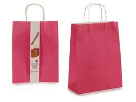 Pincello Lot de 2 Grands Sacs en Papier Rose 11,5 x 42 x 25 cm (Set de 48)