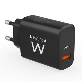 Ewent EW1319 Chargeur USB-C 20W PD QC3.0 pour Smartphone/Tablette
