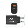 Ewent EW1319 Chargeur USB-C 20W PD QC3.0 pour Smartphone/Tablette