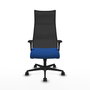Piqueras y Crespo Chaise de Bureau Albacete XL Bleu et Noir