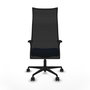 Piqueras y Crespo Chaise de Bureau Albacete XL Bleu et Noir