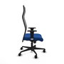 Piqueras y Crespo Chaise de Bureau Albacete XL Bleu et Noir