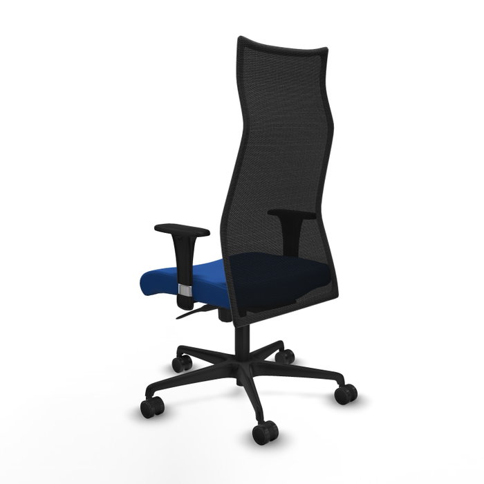 Piqueras y Crespo Chaise de Bureau Albacete XL Bleu et Noir
