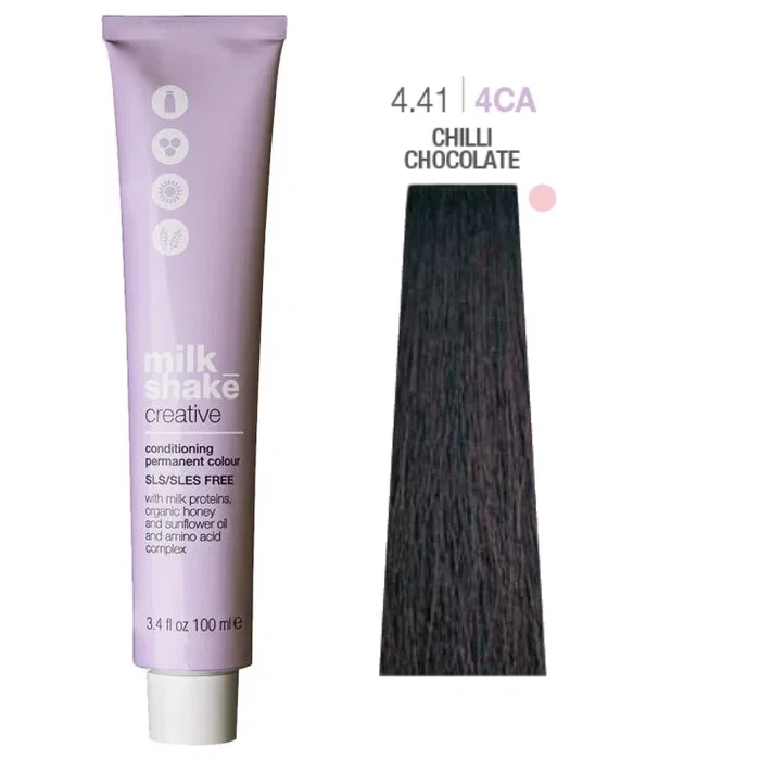 Milk Shake Creative Teinture permanente 4.414CA Chili Chocolate Milk Shake Creative Teinture permanente 4.414CA Chili Chocolate