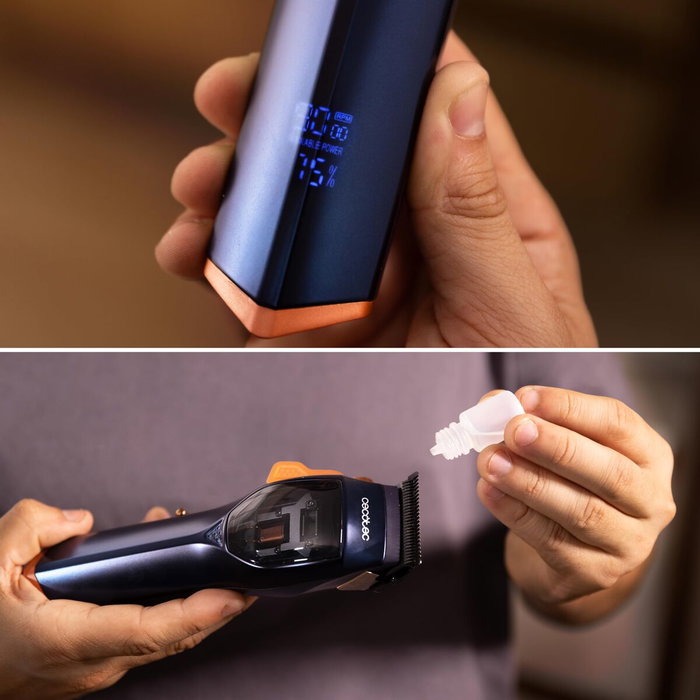 Tondeuse Cecotec PrecisionCare Expert Vector sans fil, moteur 9200rpm, lame DLC