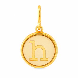 Alex And Ani Charm Lettre H Doré
