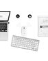 Subblim Combo Clavier et Souris Multidispositif Compact Argenté Bluetooth RF 2.4G