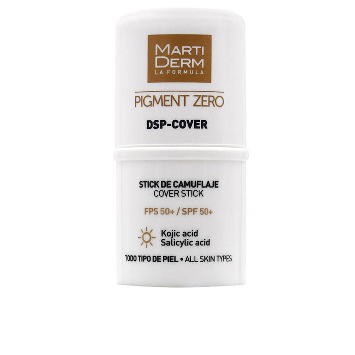 Martiderm PIGMENT ZERO DSP-COVER Bâton de Camouflage SPF50+ 4 ml Martiderm PIGMENT ZERO DSP-COVER Bâton de Camouflage SPF50+ 4 ml