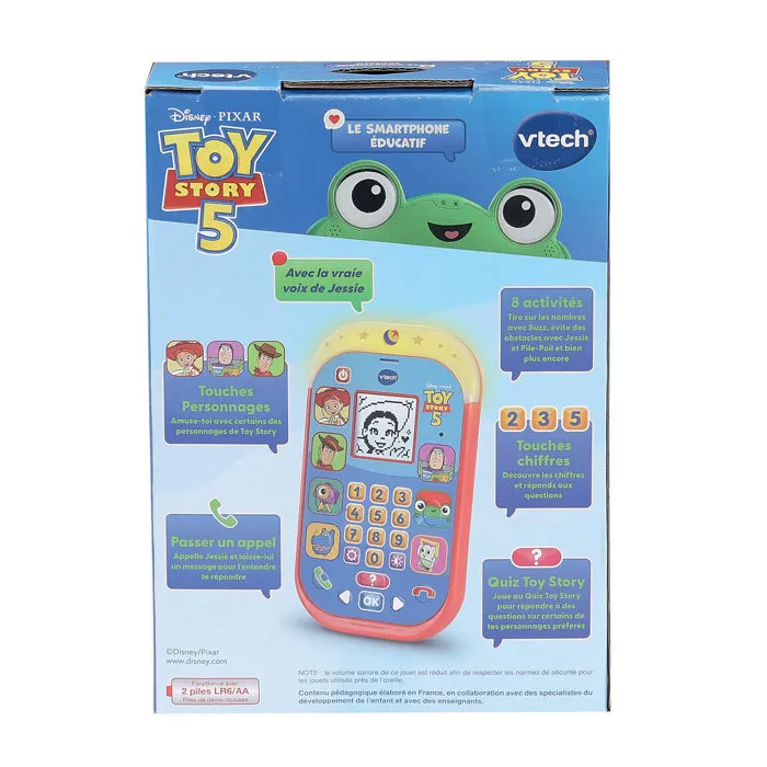 Vtech - Toy Story 5 - Smartphone éducatif interactif - Multicolore - 3-8 ans - Jeux chiffres logique mémoire Vtech - Toy Story 5 - Smartphone éducatif interactif - Multicolore - 3-8 ans - Jeux chiffres logique mémoire