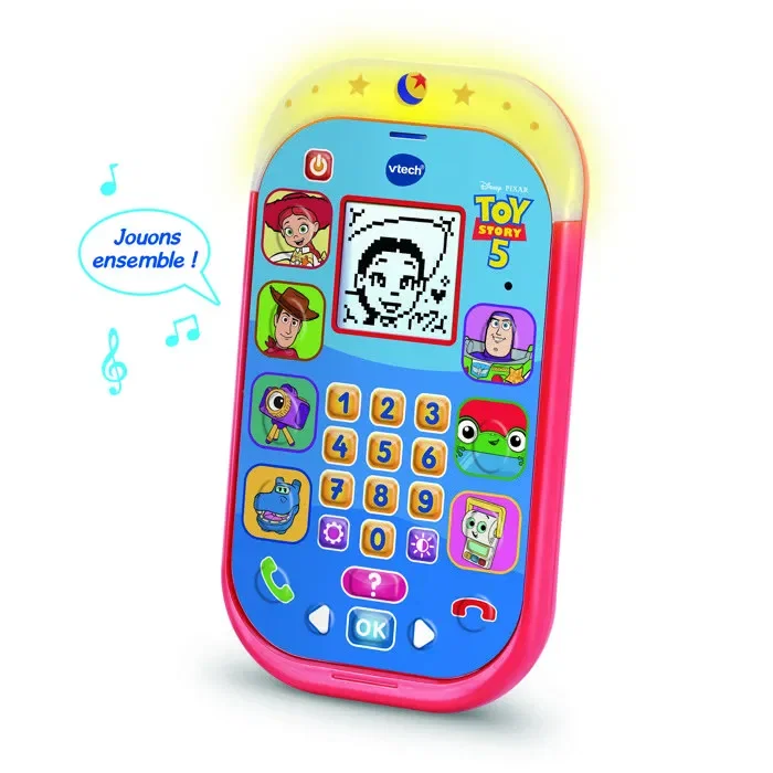 Vtech - Toy Story 5 - Smartphone éducatif interactif - Multicolore - 3-8 ans - Jeux chiffres logique mémoire Vtech - Toy Story 5 - Smartphone éducatif interactif - Multicolore - 3-8 ans - Jeux chiffres logique mémoire