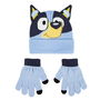 Bonnet et gants Bluey Bleu