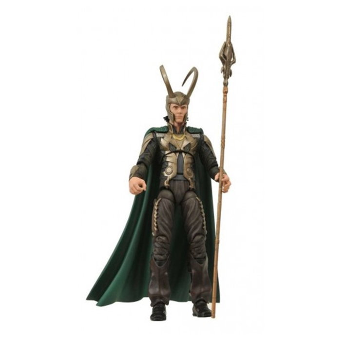 Diamond Select Toys Figurine Marvel Thor Loki 18 cm avec bâton cérémonial Diamond Select Toys Figurine Marvel Thor Loki 18 cm avec bâton cérémonial