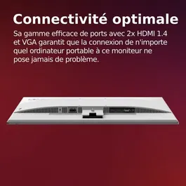 Lenovo L27i-40 - Écran PC 27 pouces FHD (1920x1080) IPS 100 Hz 4 ms, AMD FreeSync, Ports HDMI 1.4 et VGA