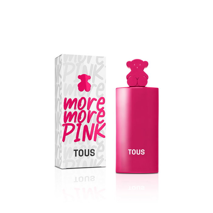 Tous Eau de Toilette More More Pink Vaporisateur 50 ml - Parfum floral fruité, féminin et sensuel, notes de pamplemousse rose, guayaba et musc