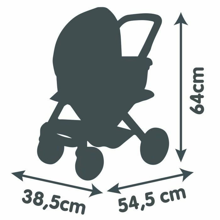 Smoby Maxi-Cosi Poussette+Landau Beige 3en1 pour Poupon