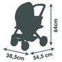 Smoby Maxi-Cosi Poussette+Landau Beige 3en1 pour Poupon