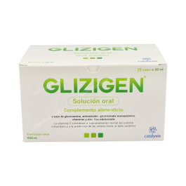 GLIZIGEN Solution orale 15 unités