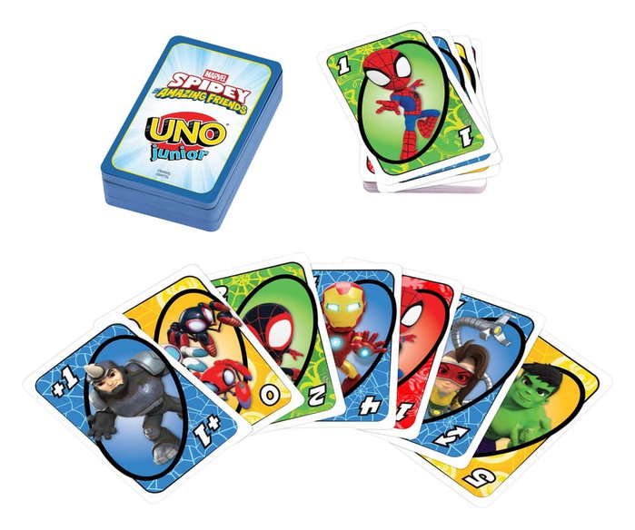 Mattel Games UNO Junior Spidey et ses Amis