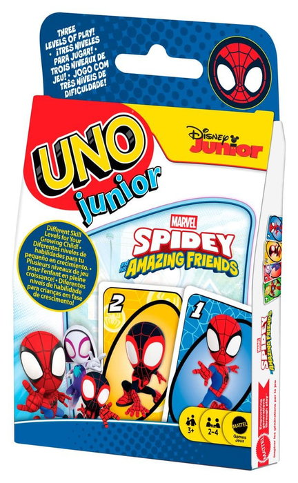 Mattel Games UNO Junior Spidey et ses Amis