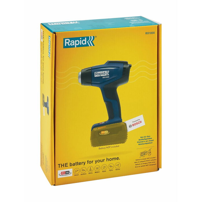 Rapid RX1000 Décapeur thermique 18V avec écran LCD