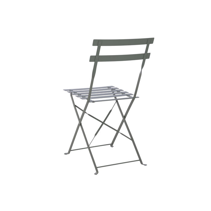 Ensemble Table + 2 Chaises Home ESPRIT Vert Métal 60 x 60 x 71 cm