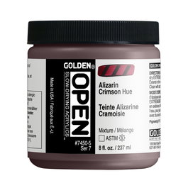 Golden Peinture Acrylique OPEN Carmesi Alizarina 237 ml