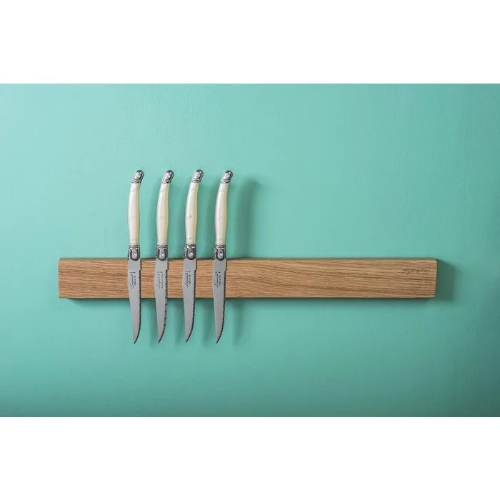 Style De Vie Porte couteaux magnétique en chêne - 50 cm
