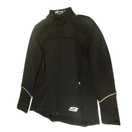 Skechers Leia Mari Veste sportive synthétique pour femmes, Noir, Taille 12