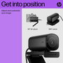 HP 965 - Webcam de diffusion 4K avec autofocus intelligent, optimisée par IA HDR et certifiée Zoom - Cache de confidentialité magnétique