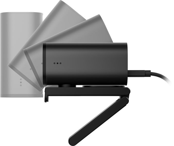 HP 965 - Webcam de diffusion 4K avec autofocus intelligent, optimisée par IA HDR et certifiée Zoom - Cache de confidentialité magnétique