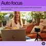 HP 965 - Webcam de diffusion 4K avec autofocus intelligent, optimisée par IA HDR et certifiée Zoom - Cache de confidentialité magnétique