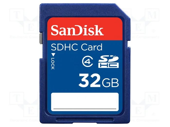 SanDisk Carte mémoire SDHC 32 Go Class 4