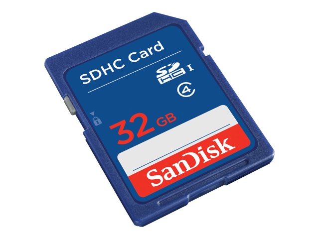 SanDisk Carte mémoire Standard SDHC 32 Go