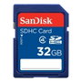 SanDisk Carte mémoire Standard SDHC 32 Go