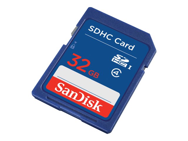 SanDisk Carte mémoire Standard SDHC 32 Go