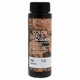 Redken Color Gels 7N Mirage - Teinture capillaire liquide permanente haute saturation - Couvre 100% des cheveux blancs - Brillance intense
