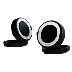 Phoenix technologies Enceintes 2.0 PHAPORTABLE20 Haut-parleurs Portables pour Ordinateur USB Jack 3.5mm