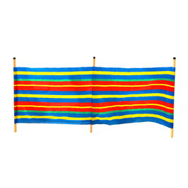 Marbueno Pare-vent de plage avec 3 arceaux 200x115 cm