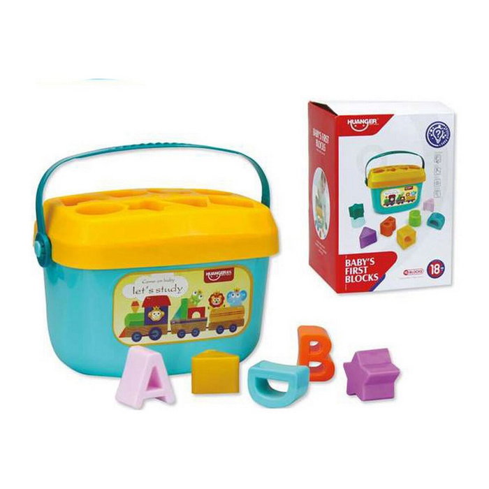 Jugatoys - misprimerosjuguetes Coffret d'encastrement 16 pièces avec panier
