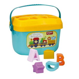 Jugatoys - misprimerosjuguetes Coffret d'encastrement 16 pièces avec panier