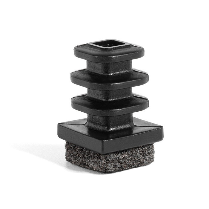 HERRAJES ALK Contera Cuadrada Frato 16x16 C/Fieltro Marron HERRAJES ALK Contera Cuadrada Frato 16x16 C/Fieltro Marron